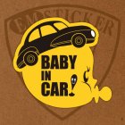 他の写真1: BABY IN CARステッカー CAR ON BABY？