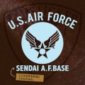 U.S.AIR FORCE オリジナル文字入れステッカー