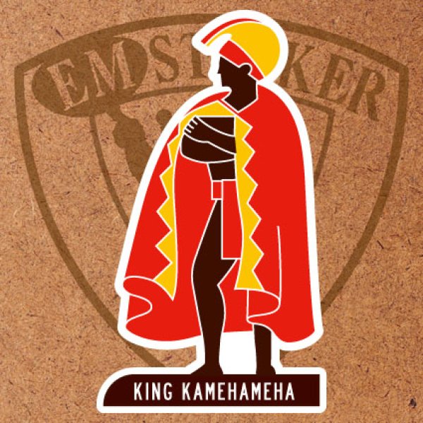 画像1: ハワイアンステッカー“KING KAMEHAMEHA” (1)
